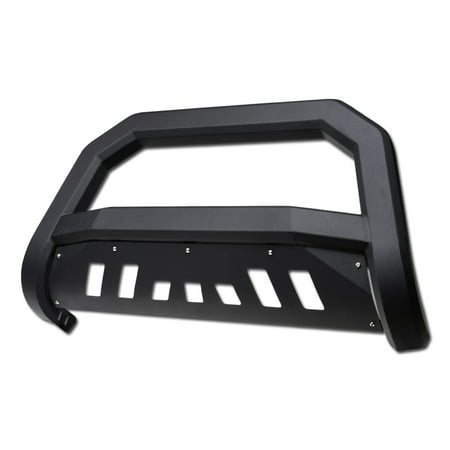 Cruiser Bull Bar - R&L Racing Matte Black Solid Edge Bold Bull Bar Brush Push Bumper Guard 07-14 Toyota Fj Cruiser Suv