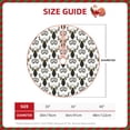 thumbnail image 2 of Daiia Ski Goggles Moose Music Picture Drawing Merry Christmas Tree Skirt , Xmas Large Lace-up Tree Skirt, Santa Snowflakes Rustic Home Decorations New Year Party Farmhouse Decor-36", 2 of 6