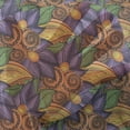 thumbnail image 3 of Floral Tulle Curtains with Rod Pocket, Vibrant Flowers Botany Mother Earth Tropicana Exotic Funky Vibes Pattern, Sheer Drape for Wedding Party 2 Panels, 7 Sizes, Marigold Violet Purple, by Ambesonne, 3 of 3