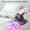 thumbnail image 3 of IOAGSVW Aspiradora de Cama inalámbrico, Aspirador de colchones UV de Mano, máquina de Limpieza para eliminación de ácaros de bajo Ruido, Adecuado para camas, Almohadas, sofás de Tela, alfombras, 3 of 5