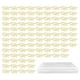 thumbnail image 1 of 100 clips de papel de dinosaurio dorado que aumentan la resistencia al deslizamiento, clips portátiles de metal antioxidantes para oficina y escuela, 1 of 9