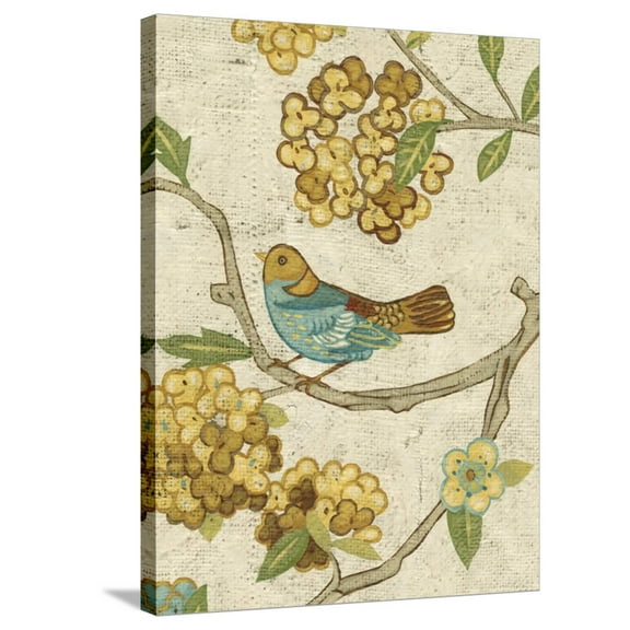 Art.com Antique Aviary II Stretched Canvas Print Wall Art by Chariklia Zarris, 24" x 32"