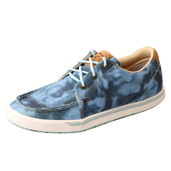 TWISTED X Kicks, Color: Blue Tie-Dye, Size: 11, Width: M (WCA0043-M-11)