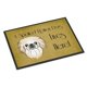 thumbnail image 1 of Caroline's Treasures BB1469MAT Alfombrilla pequinés de perro malcriado vive aquí para interior o exterior, 18 x 27, multicolor Caroline's Treasures BB1469MAT, 1 of 1