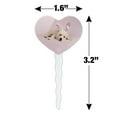 thumbnail image 6 of Golden Retriever Puppy Dog Rabbit Bunny Ears Heart Love Cupcake Picks Toppers Decoration Set of 6, 6 of 7