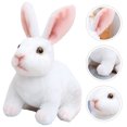 thumbnail image 4 of Interesting Stuffed Rabbit Adorable Stuffed Animal Comfortable Plush Toy Children Supply, 4 of 9