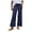 Blue, variant on Tanghaowl Women's Pants, Pants Women High Waisted Flare Wide Leg Capri Work Business Casual Ankle With Pockets Army Green XXL