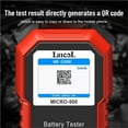 thumbnail image 5 of 12V Car Battery Tester 40-3000 CCA Lithium Battery Test Lead Acid Battery Analyzer LED Display with QR Code, 5 of 7