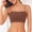 🔥 Coffee, variant on No Underwire Comfortable Wire Free Bra for Women Seamless Push up Bras for Women Ice-Silk Removable-Pad Tank Top Bra Seamless Built-In Cups Breathable Cooling Fabric Removable Padding