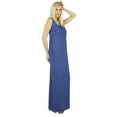 thumbnail image 3 of Bimba Women Blue Long Maxi Dress Bohemian Casual Clothing Summer Gown, 3 of 6