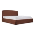 thumbnail image 4 of Moe's Home Collection Joan Fabric Queen Storage in Brown, 4 of 5