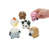 Farm Animal Shaped Relaxable Balls - Party Favors - 12 Pieces