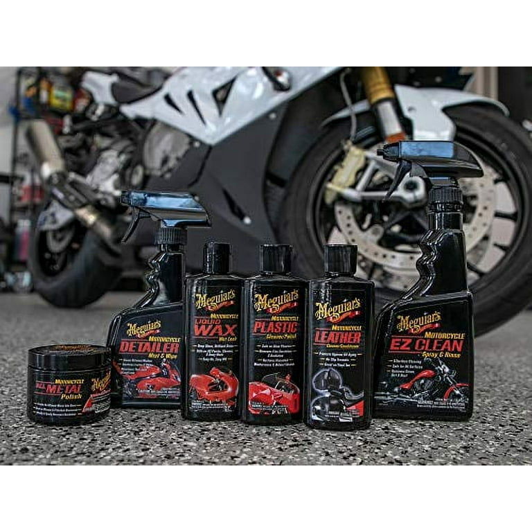 Meguiar's Motorcycle Care Kit – Package for Motorcycle Cleaning
