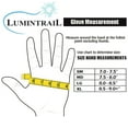 thumbnail image 5 of Lumintrail Half Finger Sports Exercise Gloves Anti-Slip Gel Padding Wrist Wrap Mens Womens Breathable Lycra Washable Weight Lifting Fitness Cycling, 5 of 5