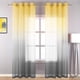 thumbnail image 1 of Cortinas transparentes Koufall amarillas de 213 cm de largo para sala de estar, 2 unidades, 1 of 7