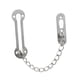 thumbnail image 2 of Cadena de seguridad para puerta, cadena de protección premium, reforzada, con protección de hebilla de perno para hotel, apartamento, oficina, dormito, 2 of 9