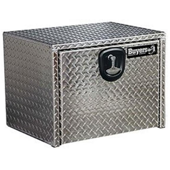 Aluminum Underbody Truck Box with T-Handle - Silver - 18 x 18 x 36 in.