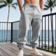 thumbnail image 5 of Ceisia Gift Men's All-Season Cargo Pants - Fashion Casual Solid Color Multi-Pocket Elastic Waist Full-Length Pants, 5 of 8