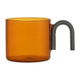 thumbnail image 1 of Taza de té con leche, vasos para beber, zumos, agua, bebidas, taza de chocolate de 300 ml para té de flores Naranja, 1 of 2