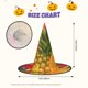 thumbnail image 3 of Sombreros de bruja de Halloween GAGALU con estampado de piña y frutas frescas, 3 of 8