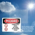 thumbnail image 6 of Diesel Fuel No Smoking No Spanish OSHA Danger Aluminum Sign 14 Inch x 10 Inch - 5 Pack, 6 of 8