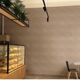 thumbnail image 5 of S4Sassy Peel And Stick Wall Covering, 3D Wave Pattern Print Walls Wrap - Instant Wall Makeover For Commercial Interiors, Offices, Reception Areas- Self Adhesive Vinyl Wallpaper - Beige, 25"X360", 5 of 8
