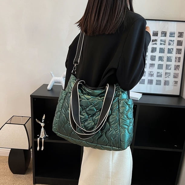 Bolso de moda de dama de gran capacidad Color sólido Otoño Invierno para viajar