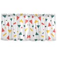 thumbnail image 7 of Yayeee Kitchen Curtains Tier Set of 2 Light Filtering 57"x36" Over Sink Window Panels, Retro Shapes, 7 of 7