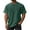 Dark Green #2, variant on Zimjoy Oversized Tshirts for Men Casual Crew Neck Beige Tshirt Men Vintage Mens Washed Cotton T Shirts Loose Fit Short Sleeve Fashion Clothing, Beige L