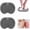 Gray, variant on Shower Foot Scrubber Mat, 2 Pack Silicone Bath Foot Massage Pad with Suction Cups, Exfoliating Wash Mat for Feet and Back, Non-Slip Bathroom Mat for Women Men Seniors