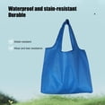 thumbnail image 7 of Shoreew 2Pcs Foldable Shopping Bag Large Capacity 25kg Load-capacity Solid Color Multipurpose Reusable Grocery Bag Holder Tote Bags, 7 of 7