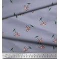 thumbnail image 3 of Soimoi Grey Viscose Chiffon Fabric Dot & Floral Artistic Printed Fabric 1 Yard 42 Inch Wide, 3 of 3