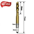 thumbnail image 1 of BTOER 1PCS Metric Hss Spiral Fluted Machine Screw Tap M 3 M 4 M5 M6 M8 Spiral Pointed Taps Tapping Thread Forming Taps, 1 of 8