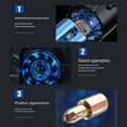 thumbnail image 4 of ZheElen Car Accessory Compact And Mini Car Air Purifier For Odorless Driving LED Lights Matte black, 4 of 6