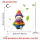 thumbnail image 2 of Uuiauoio Snowman Scarf Christmas Car Pendant, 2D Acrylic Rearview Mirror Decor with Festive Design, Easy Hang Ornament for Vehicle Decoration and Holiday Gift Giving, 2 of 4