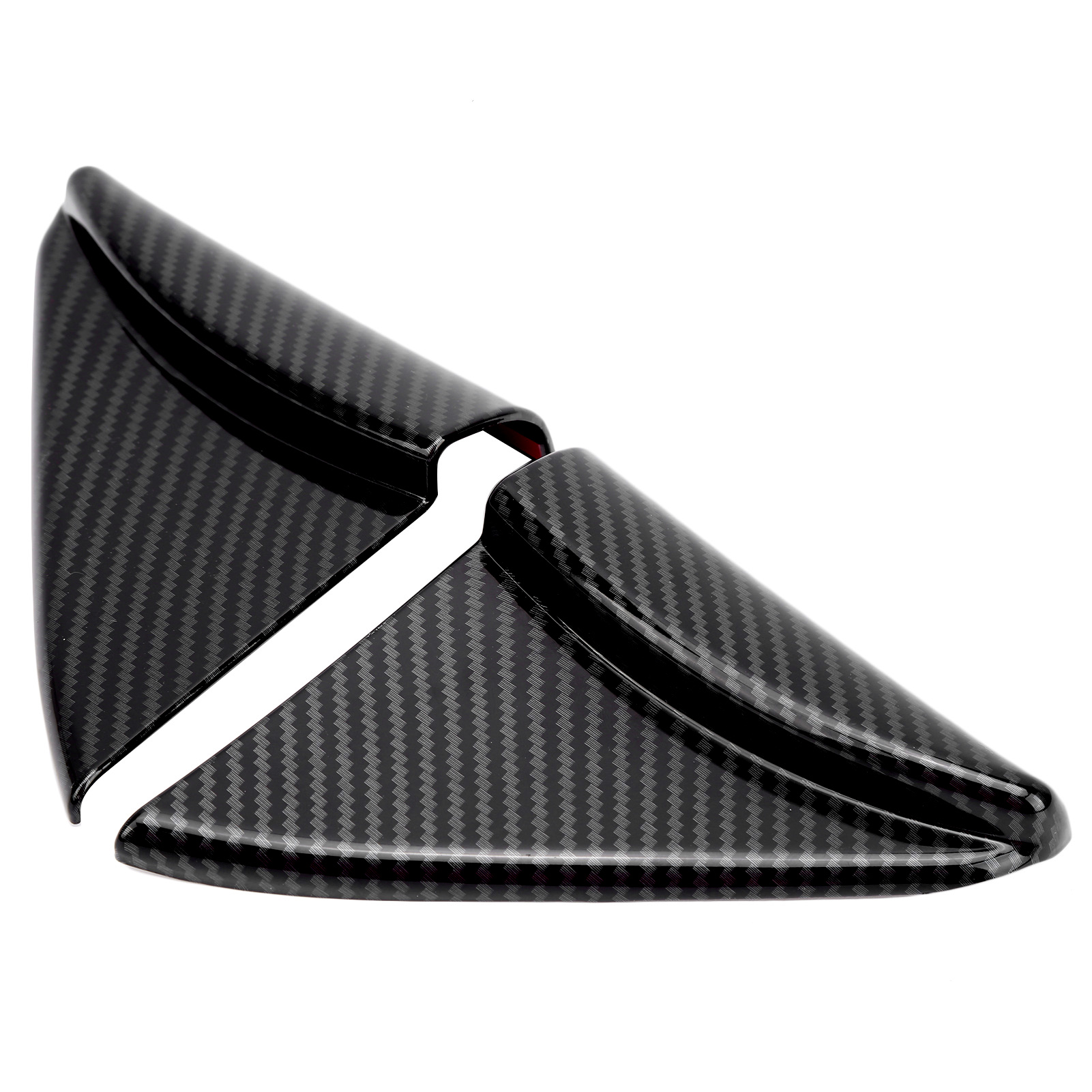 Interior A Pillar Triangular Trim Windshield Decor Carbon Fiber Style ...