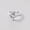 Silver, variant on 925 Sterling Silver Crystal CZ Wish Bone Wrap Ring, Pinkie Midi Ring A3006-5.5-Rose gold