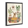 thumbnail image 4 of Stupell Industries Pug Dog with Plants Animals & Insects Painting Black Floater Framed Canvas Art Print Wall Art, 17 x 21, 4 of 10