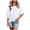 White, variant on Women Half Sleeve Loose Fit Top Bat Sleeve Top Quarter Sleeve Shirts for Women Elbow Sleeve Tees for Women Loose Fitting Tops for Women Tops That Cover Upper Arms Black L