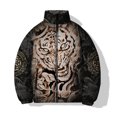 thumbnail image 3 of Abrigos de invierno para hombre modernos y versátiles, ropa para hombre con estampado de tigre dominante, chaquetas, parkas cómodas y cálidas para hombre, 3 of 5