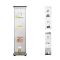 thumbnail image 3 of Glass Display Cabinet With Lockable Doors 4 Shelves Floor Standing Storage Case For Home Living Room Bedroom Exhibition Hall Office, 3 of 9