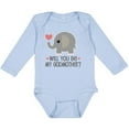 thumbnail image 3 of Inktastic Will You Be My Godmother Boys or Girls Long Sleeve Baby Bodysuit, 3 of 5