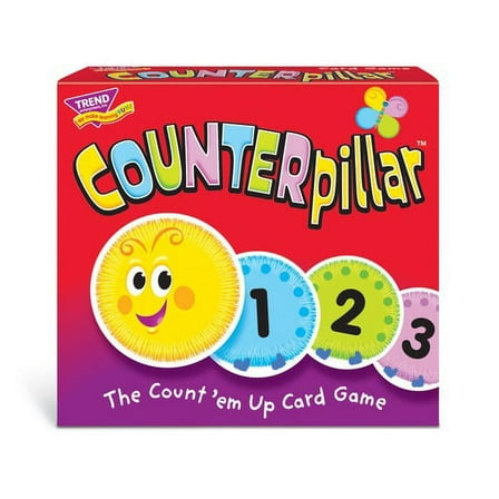 Trend COUNTERpillar Card Game - Math - 1 to 4 Players - 1 Each | Bundle of 2 Each