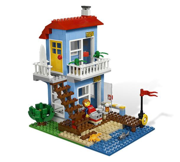Theseus Berolige Henstilling LEGO® CREATOR® 3-in-1 Seaside Beach House Building Set | 7346 - Walmart.com