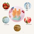 thumbnail image 3 of Advancent Molde reutilizable para hacer helados portátil para adultos en el hogar, moldes de cono de postre de verano, accesorios artesanales Mostrada Rosa, 3 of 6