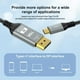 thumbnail image 3 of Cable USB C A DisplayPort 16K, Adaptador de Extensión Tipo C A DP2.1, 8K, 60 Hz, 4K, 240 Hz, 80 Gbps, UHD, para Monitor Portátil, 2 M, 3 of 5