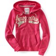 thumbnail image 1 of Sudadera con capucha y cremallera completa Aeropostale para mujer, rosa, mediana Aeropostale  Sudadera, 1 of 1