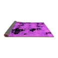thumbnail image 2 of Ahgly Company Indoor Round Abstract Pink Modern Area Rugs, 6' Round, 2 of 4