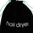 thumbnail image 5 of 1pc Secador de cabello suave y suave Organizador Secador de pelo Bolsa de cordón para el hogar Negro, 5 of 5