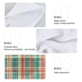 thumbnail image 2 of Yayeee Kitchen Hanging Hand Towels Set of 2 with Loop Bathroom Absorbent Tie Towel, Red Green Tartan Pattern, 2 of 7